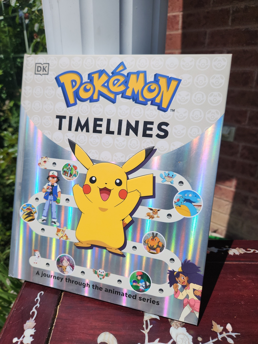 Pokémon Timelines Book - Pikachu Yellow Holographic Cover